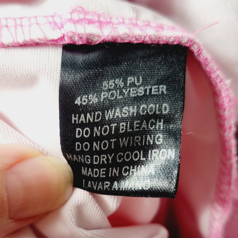 Fashion Nova High-Waisted Pink Vinyl Pants - Picture 11 of 11